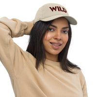 Casquette baseball bio wild anthracite vue de profil CHT'M Boutique
