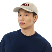 Casquette baseball bio wild anthracite vue de trois quarts CHT'M Boutique