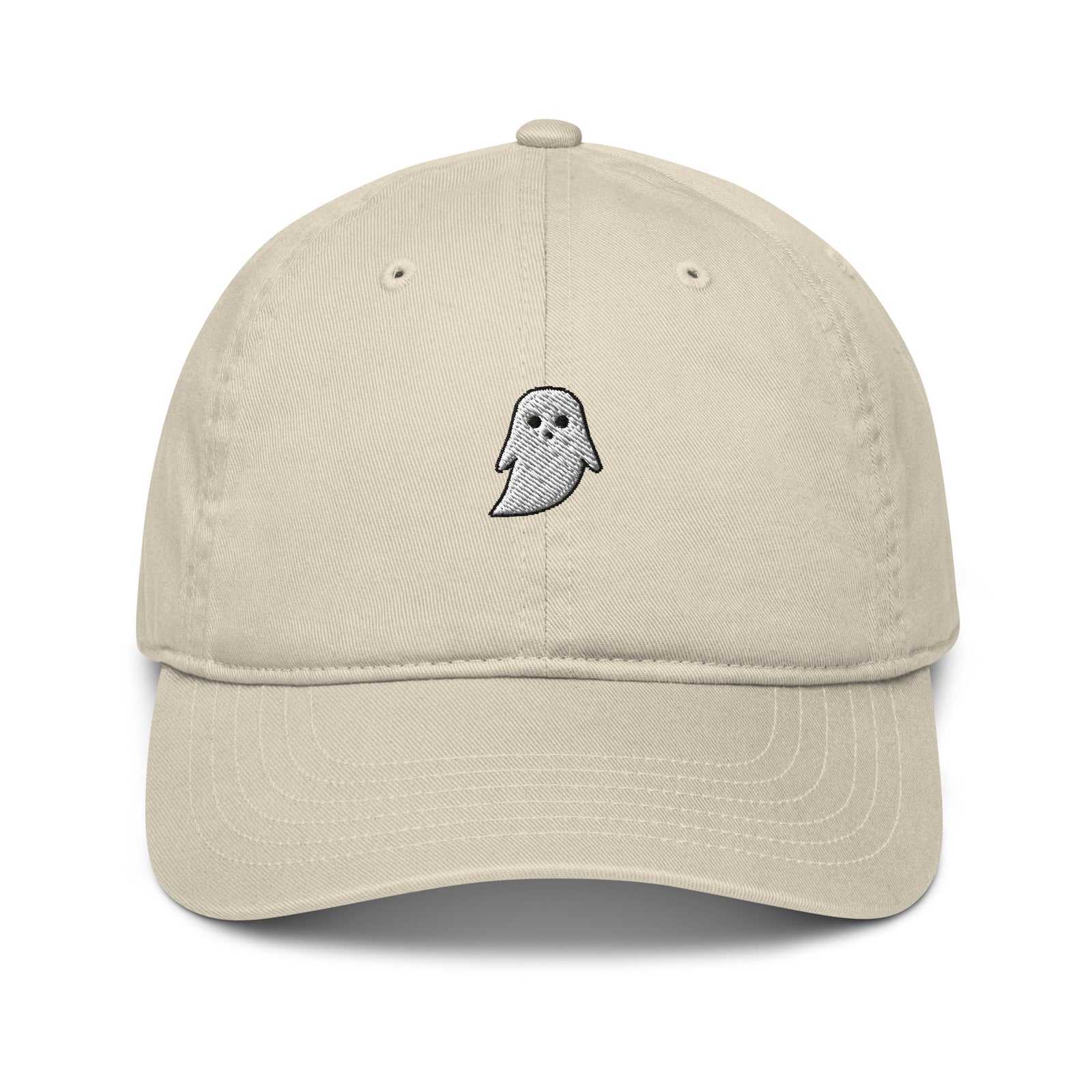 Casquette baseball bio black ghost noir vue de trois quarts CHT'M Boutique