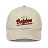 Casquette de baseball bio Belge brodée - "Made in Belgium with love"