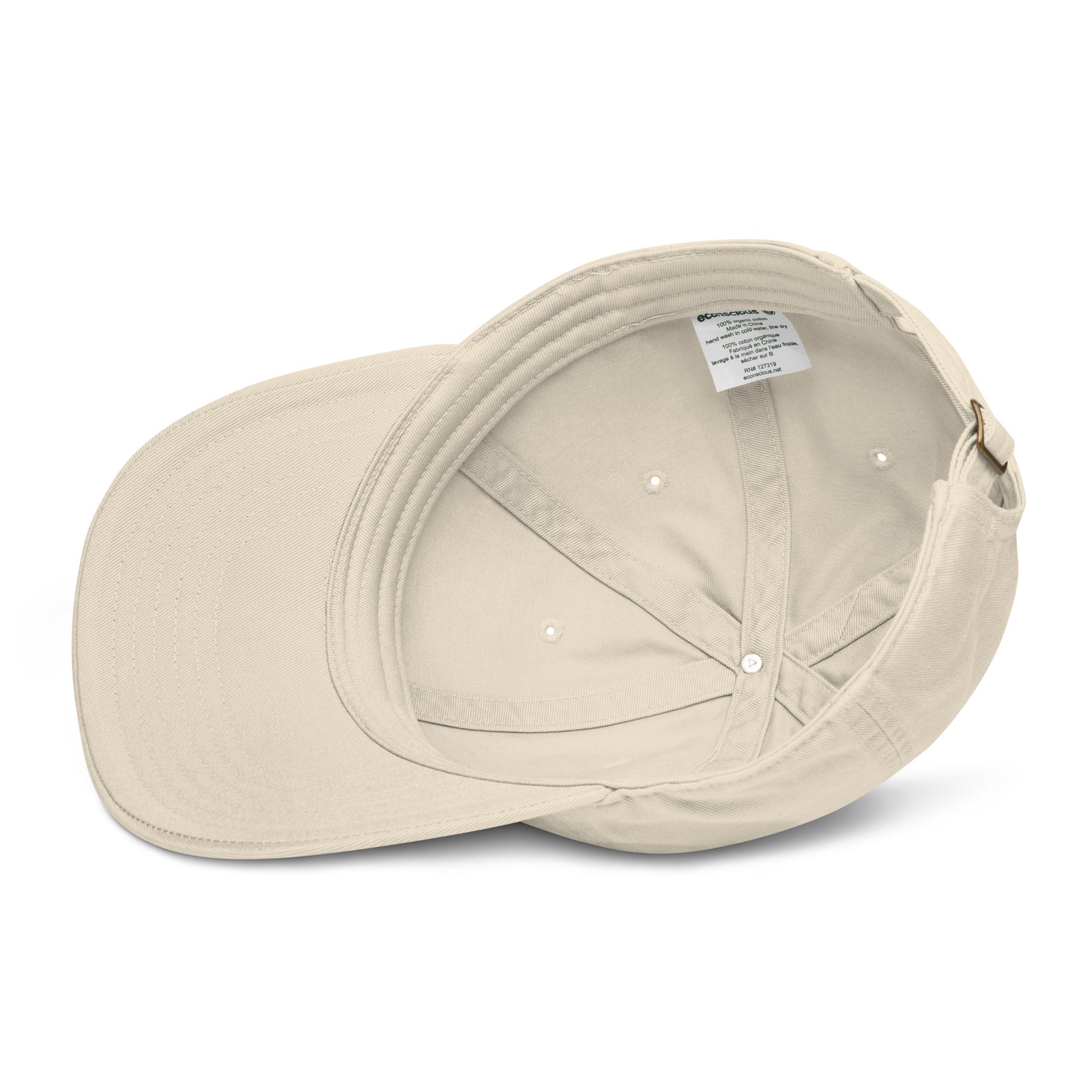 Casquette de baseball bio Belge brodée - "Made in Belgium with love"