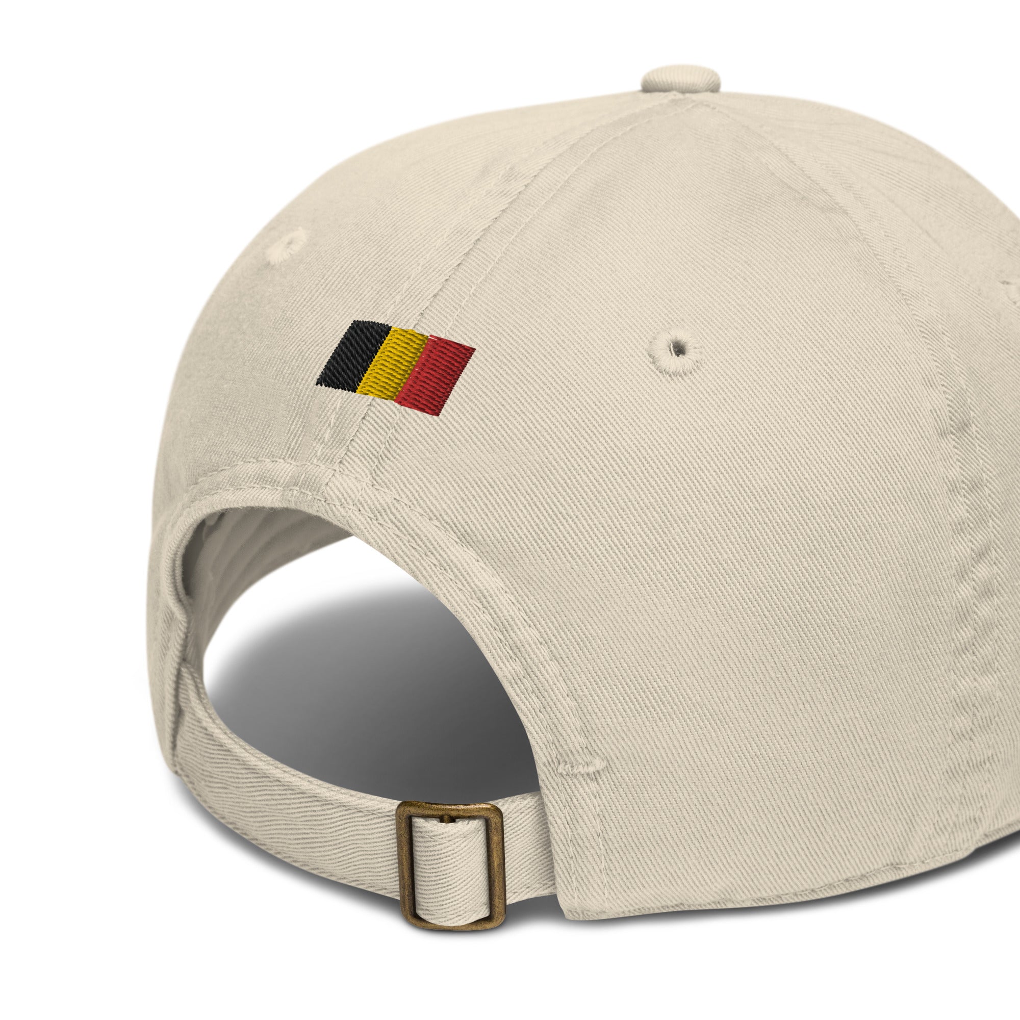 Casquette de baseball bio Belge brodée - "Made in Belgium with love"