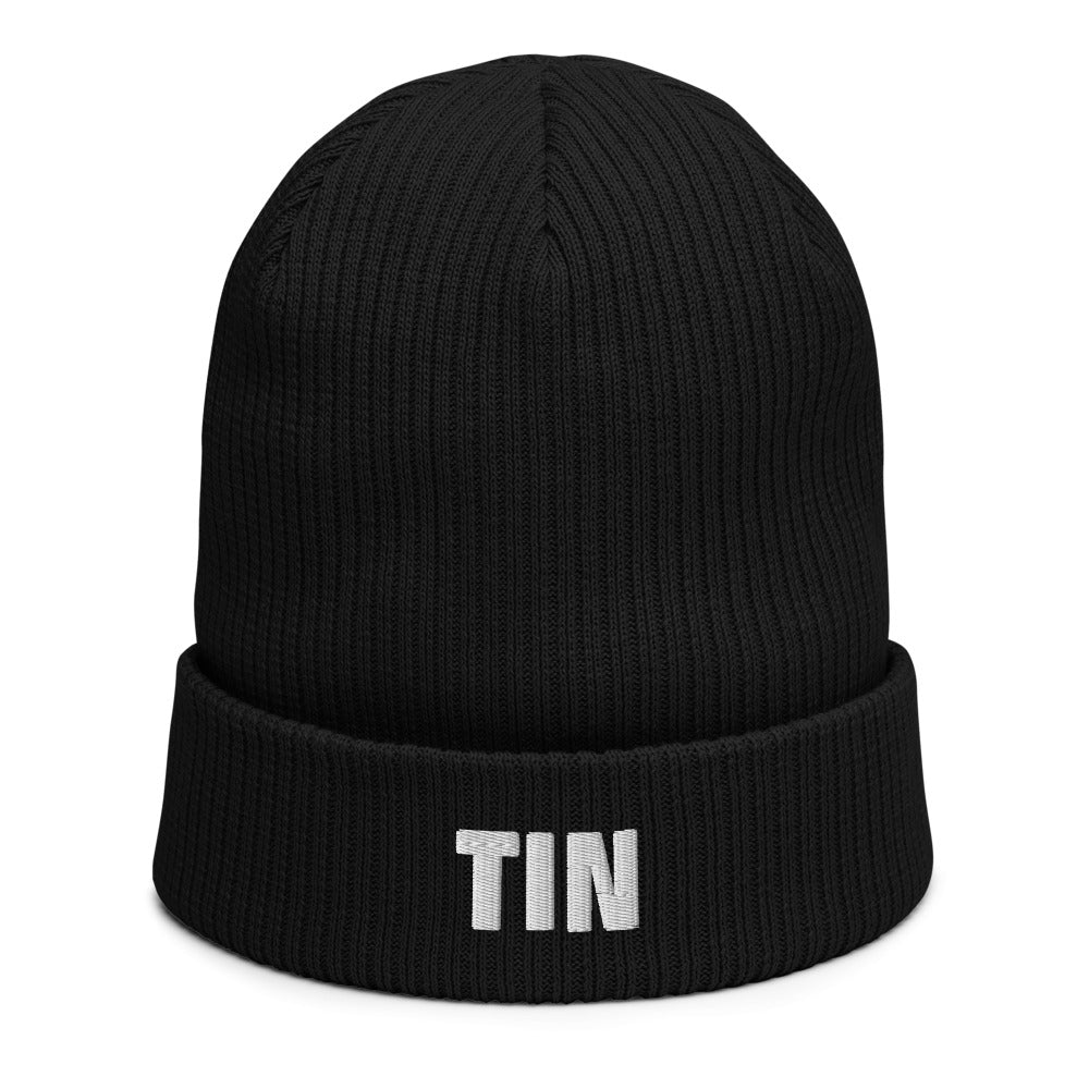 Bonnet côtelé bio - "TIN"