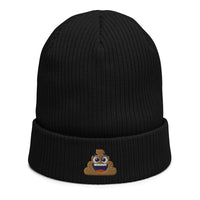 Bonnet côtelé bio - "EMOJI POOH"