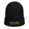 Bonnet côtelé bio - "PRIDE"