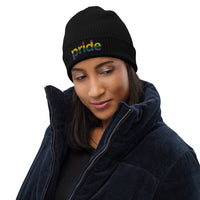 Bonnet côtelé bio - "PRIDE"