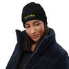 Bonnet côtelé bio - "PRIDE"
