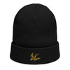 Bonnet côtelé bio - "HIRONDELLE"