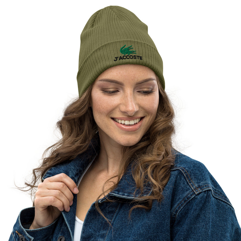 Bonnet J'ACCOSTE - Parodie LACOSTE