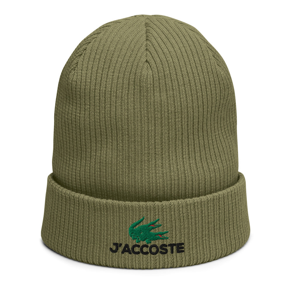 Bonnet J'ACCOSTE - Parodie LACOSTE