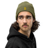 Bonnet côtelé bio - "BITCOIN" -  from chtmboutique by chtmboutique - BITCOIN, BONNET, CRYPTO