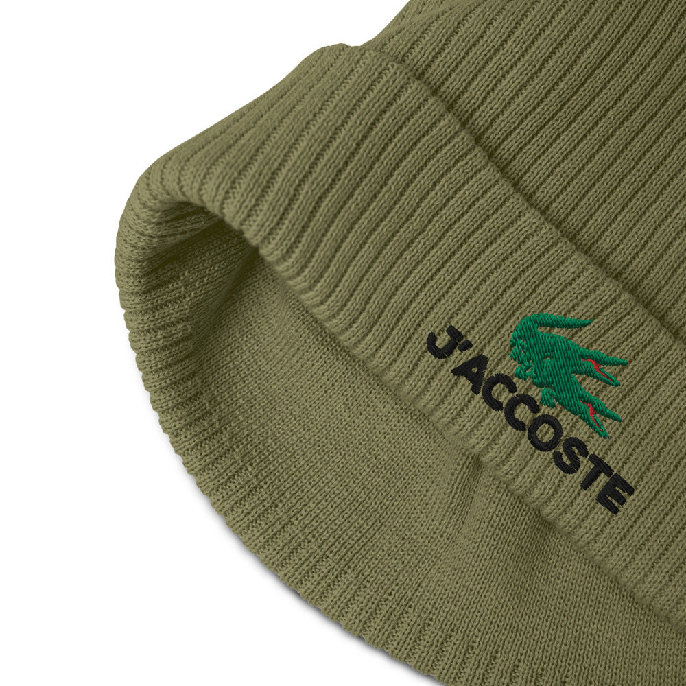Bonnet J'ACCOSTE - Parodie LACOSTE