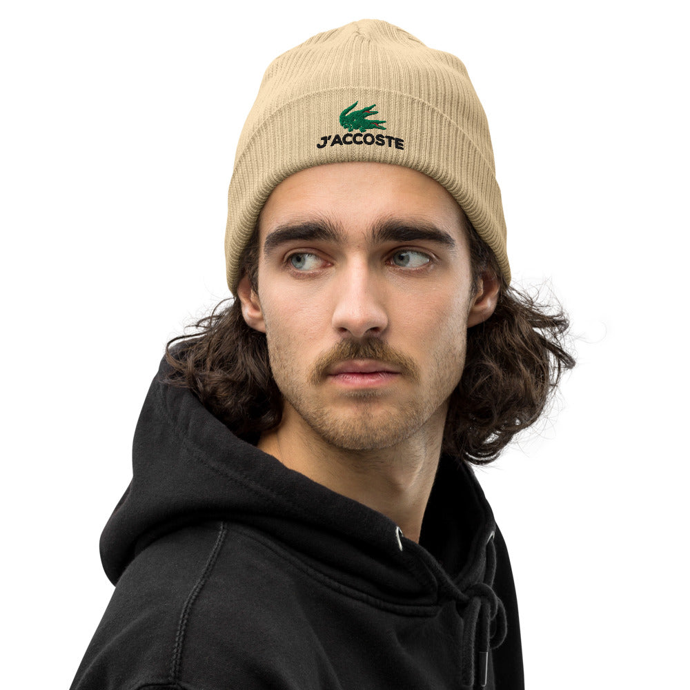 Bonnet J'ACCOSTE - Parodie LACOSTE