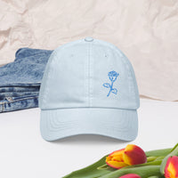 casquette femme tendance pastel bleu