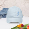 casquette femme tendance pastel bleu