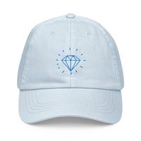casquette pastel bleue femme style baseball