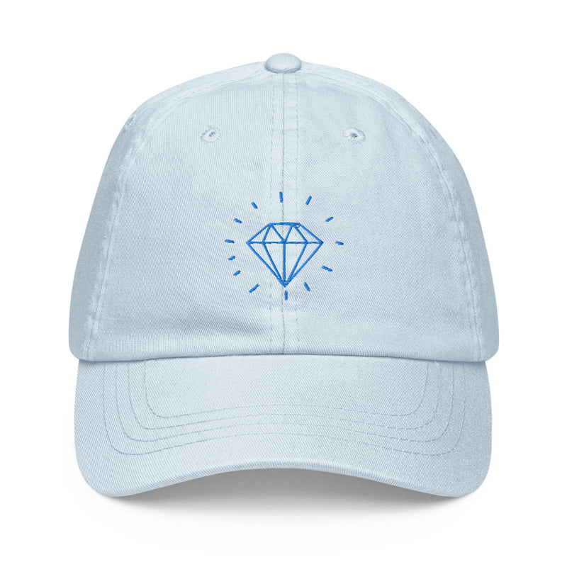 casquette pastel bleue femme style baseball