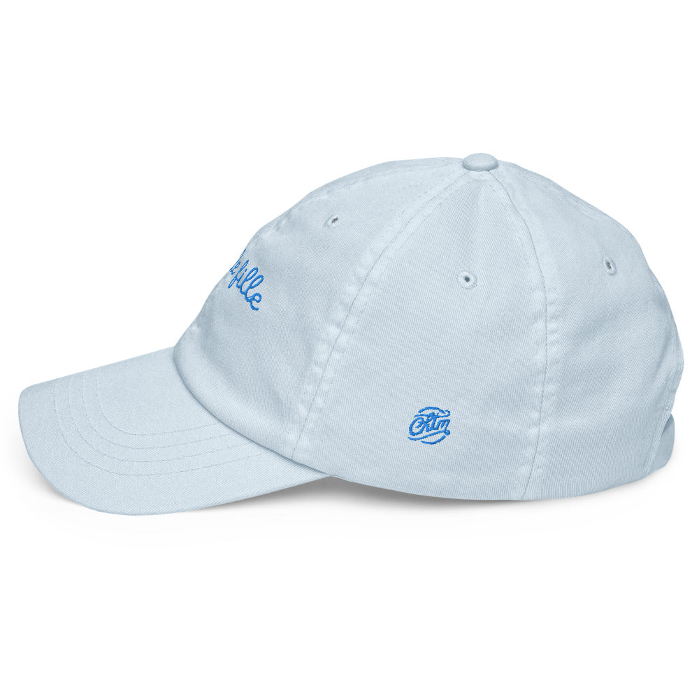 casquette tendance femme brodée de couleur pastel