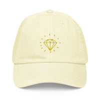 casquette femme de baseball tendance pastel jaune