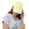 casquette jaune pastel pour femme