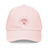 casquette femme de baseball tendance pastel rouge