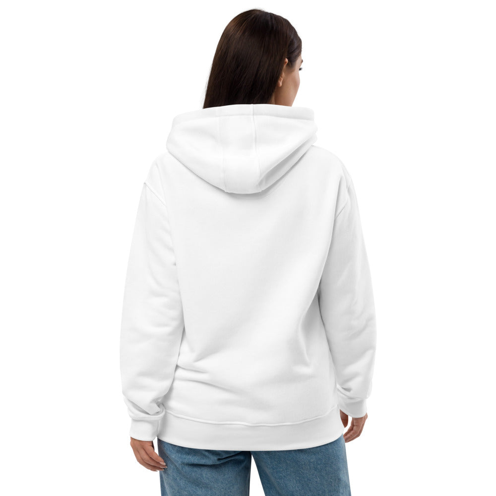 Pull à capuche femme brodé - "Biche"