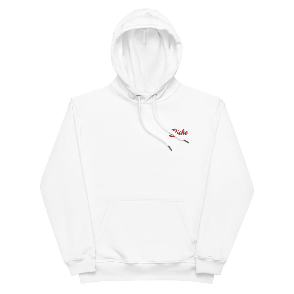 Pull à capuche femme brodé - "Biche"
