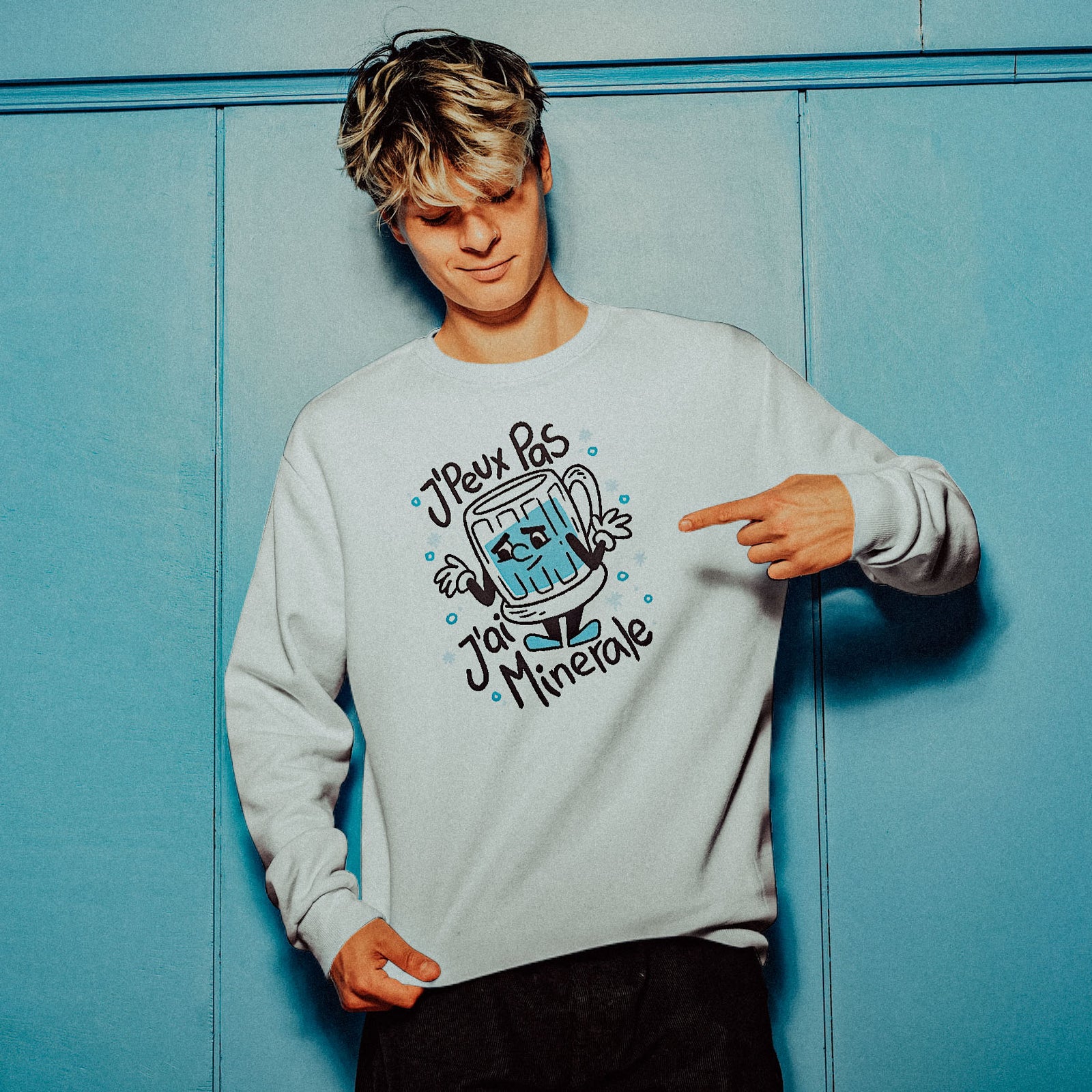 pull minérale biere 