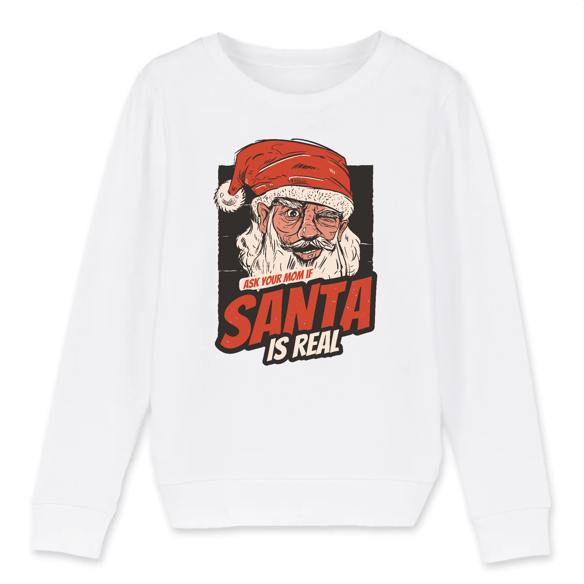 Pull De Noël Moche Musical Père Noël Saxophone - Sweatshirt Humour Festif - 3