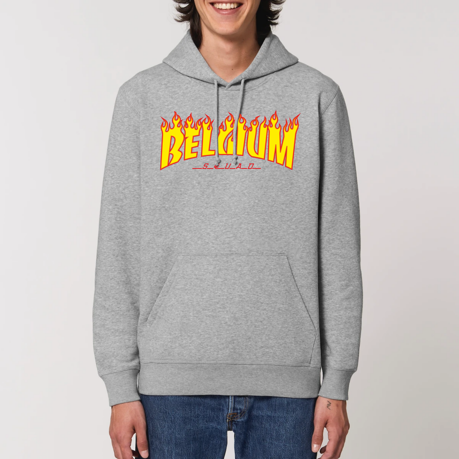 Pull à capuche - BELGIUM SQUAD (Poche kangourou)