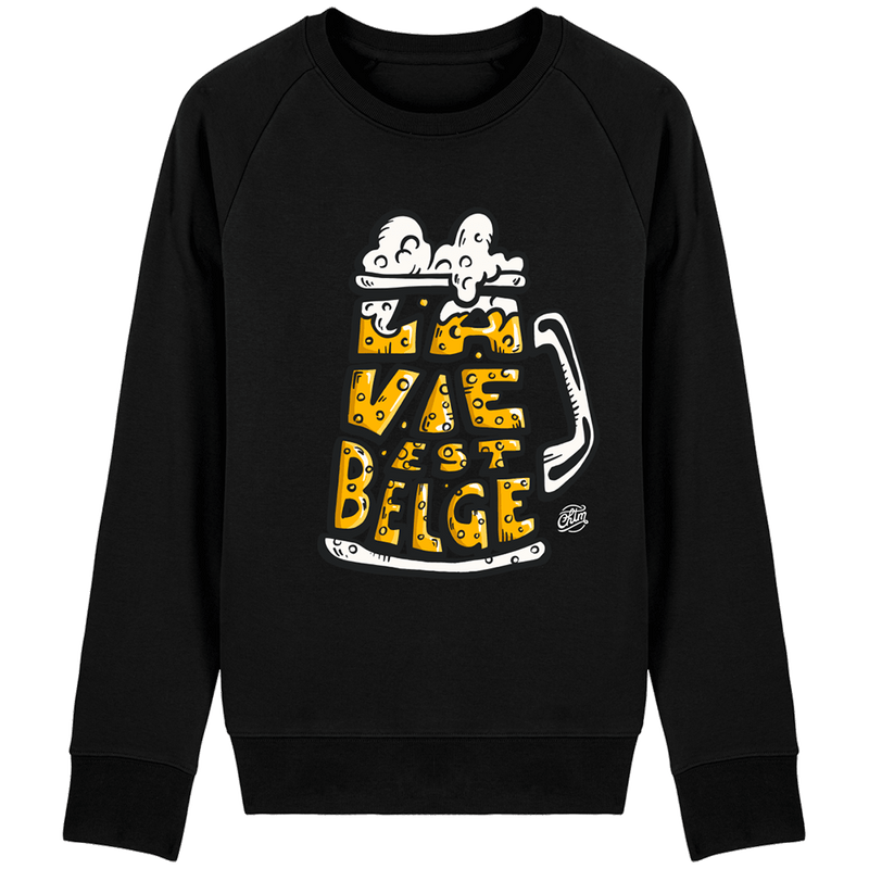 sweat biere belge la vie est belge
