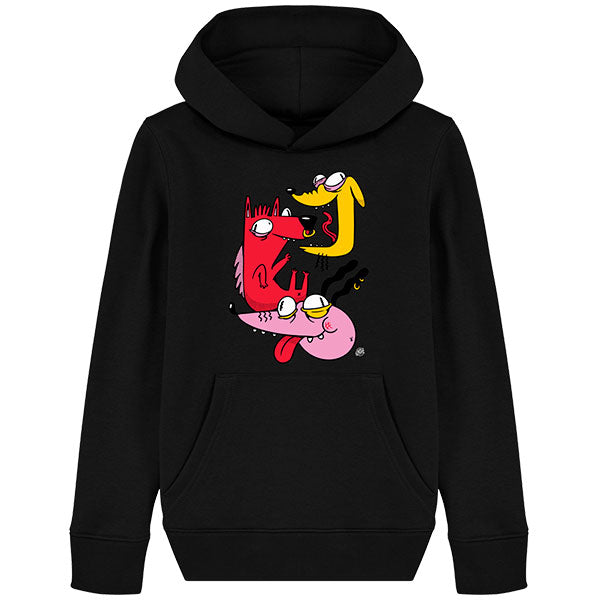 sweat enfant original avec des chiens fous