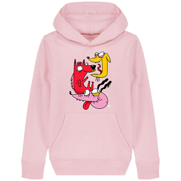 Pull à capuche enfant - CRAZY DOGS
