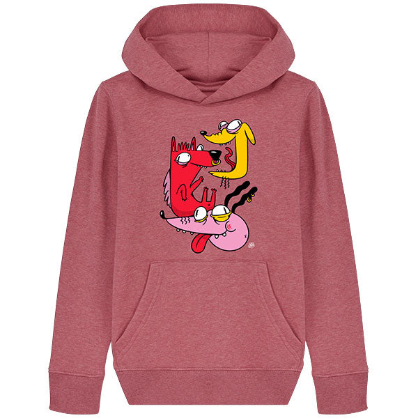 Pull à capuche enfant - CRAZY DOGS