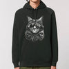 Pull à capuche - Chat borgne (poches latérales)
