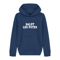 Pull à capuche enfant - "SALUT LES POTES"