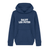 Pull à capuche enfant - "SALUT LES POTES"