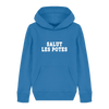 Pull à capuche enfant - "SALUT LES POTES"