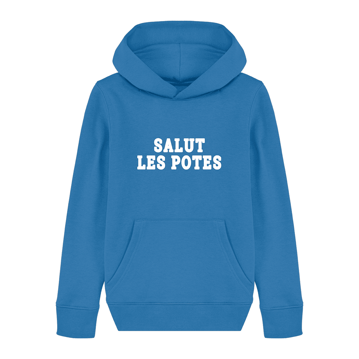 Pull à capuche enfant - "SALUT LES POTES"