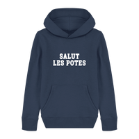Pull à capuche enfant - "SALUT LES POTES"