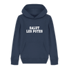 Pull à capuche enfant - "SALUT LES POTES"