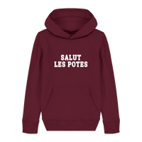 Pull à capuche enfant - "SALUT LES POTES"