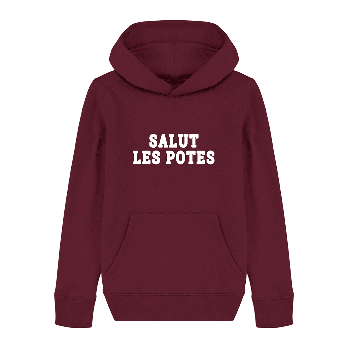 Pull à capuche enfant - "SALUT LES POTES"