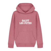 Pull à capuche enfant - "SALUT LES POTES"
