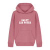 Pull à capuche enfant - "SALUT LES POTES"