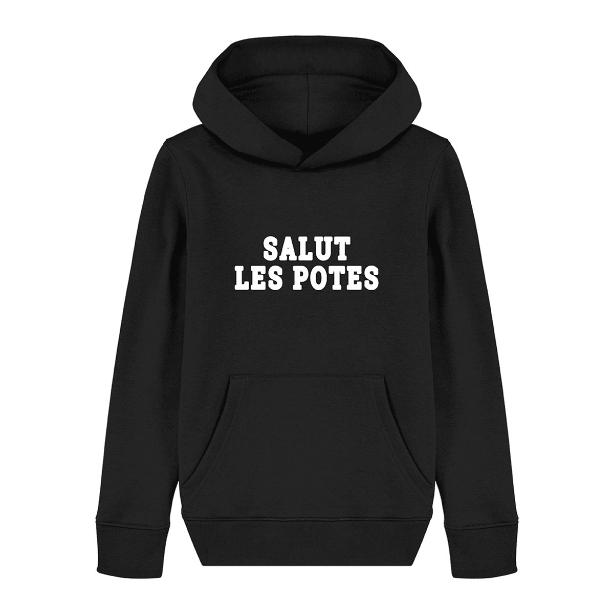 Pull à capuche enfant - "SALUT LES POTES"