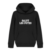 Pull à capuche enfant - "SALUT LES POTES"