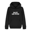 Pull à capuche enfant - "SALUT LES POTES"