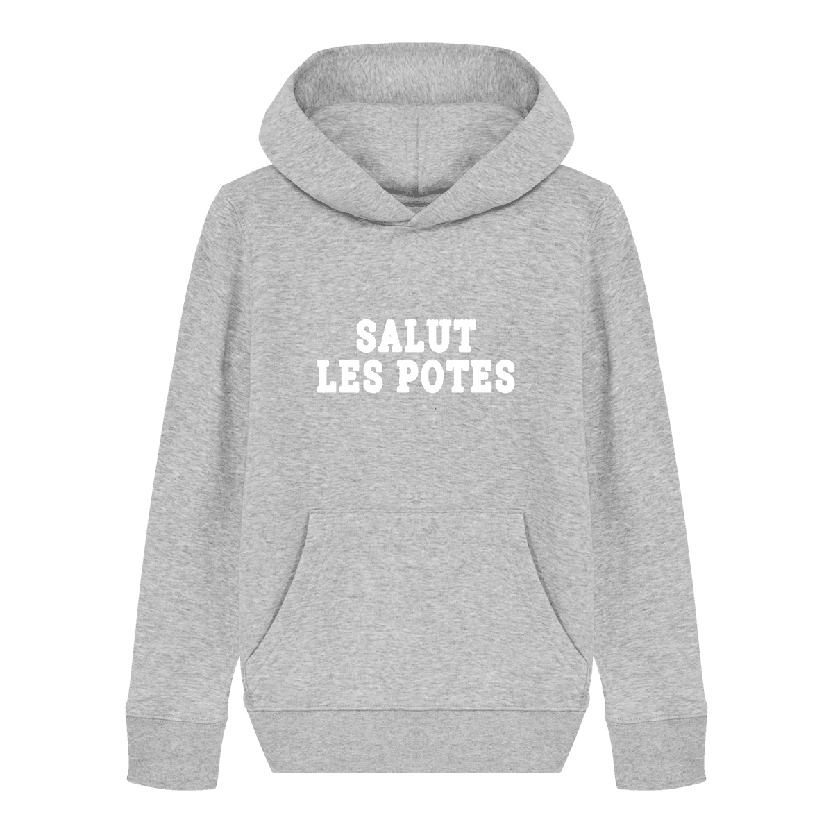 Pull à capuche enfant - "SALUT LES POTES"
