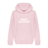 Pull à capuche enfant - "SALUT LES POTES"